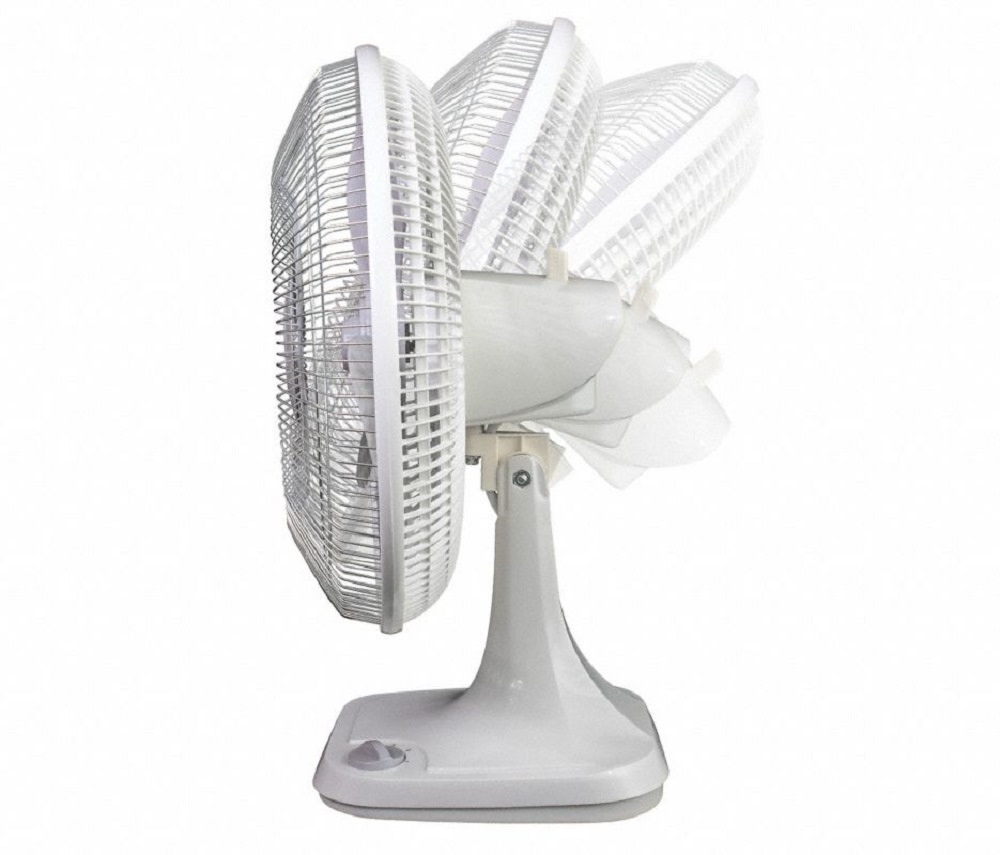 12 In. 1/50HP 3 Speed Commercial Grade Oscillating Table Fan ;