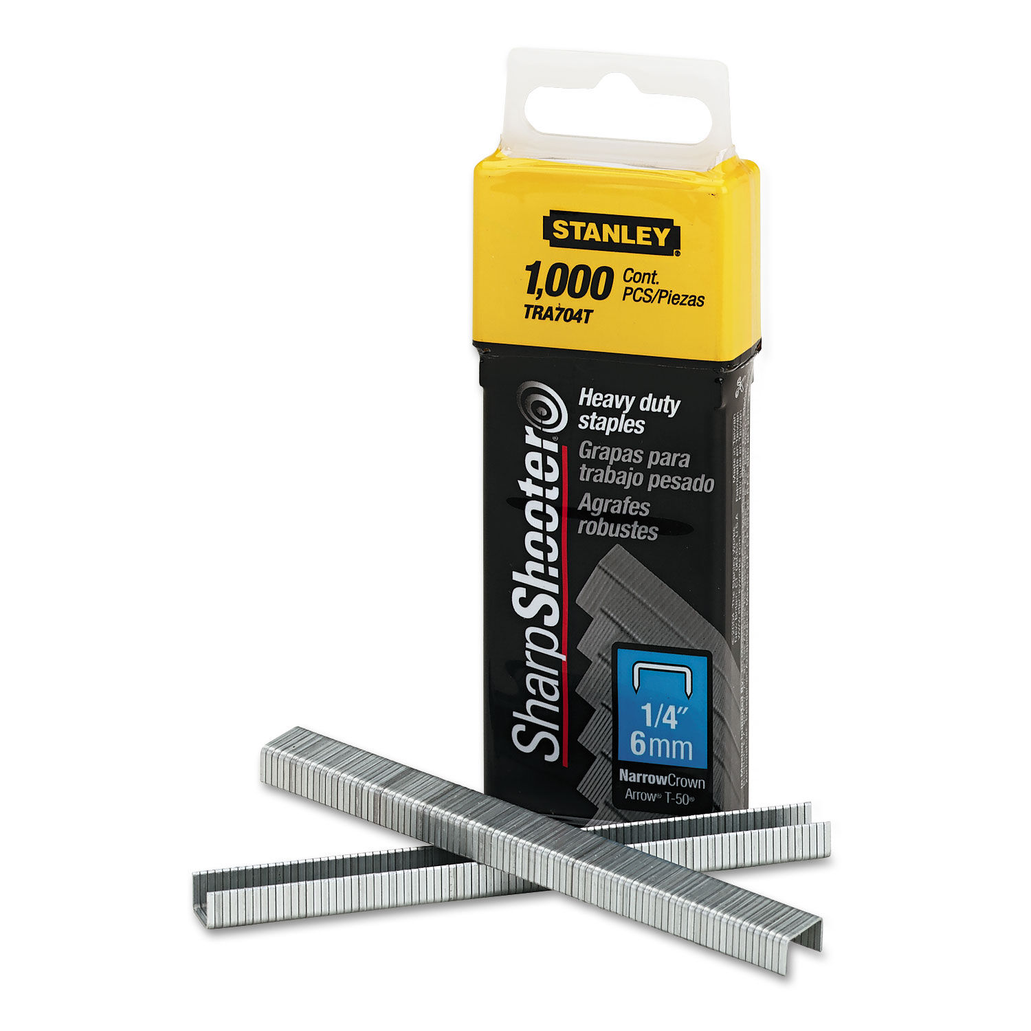 SharpShooter Heavy-Duty Tacker Staples by Stanleyandreg; BOSTRA704T