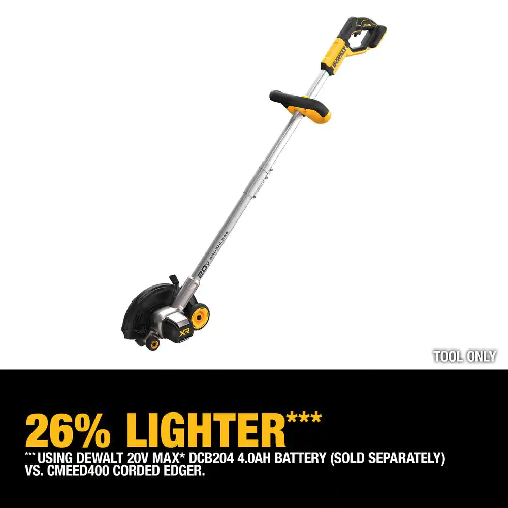 DEWALT DCED400B 20V Cordless Battery Powered Lawn Edger (Tool Only)