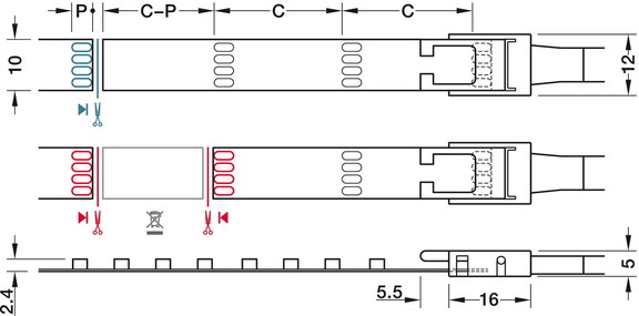 Hafele 833.76.386 Flexible Strip Light  H  228fel...