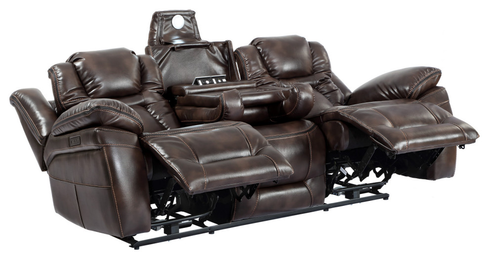 Oportuna Power Recliner   Transitional   Recliner Chairs   by Steve Silver  Houzz