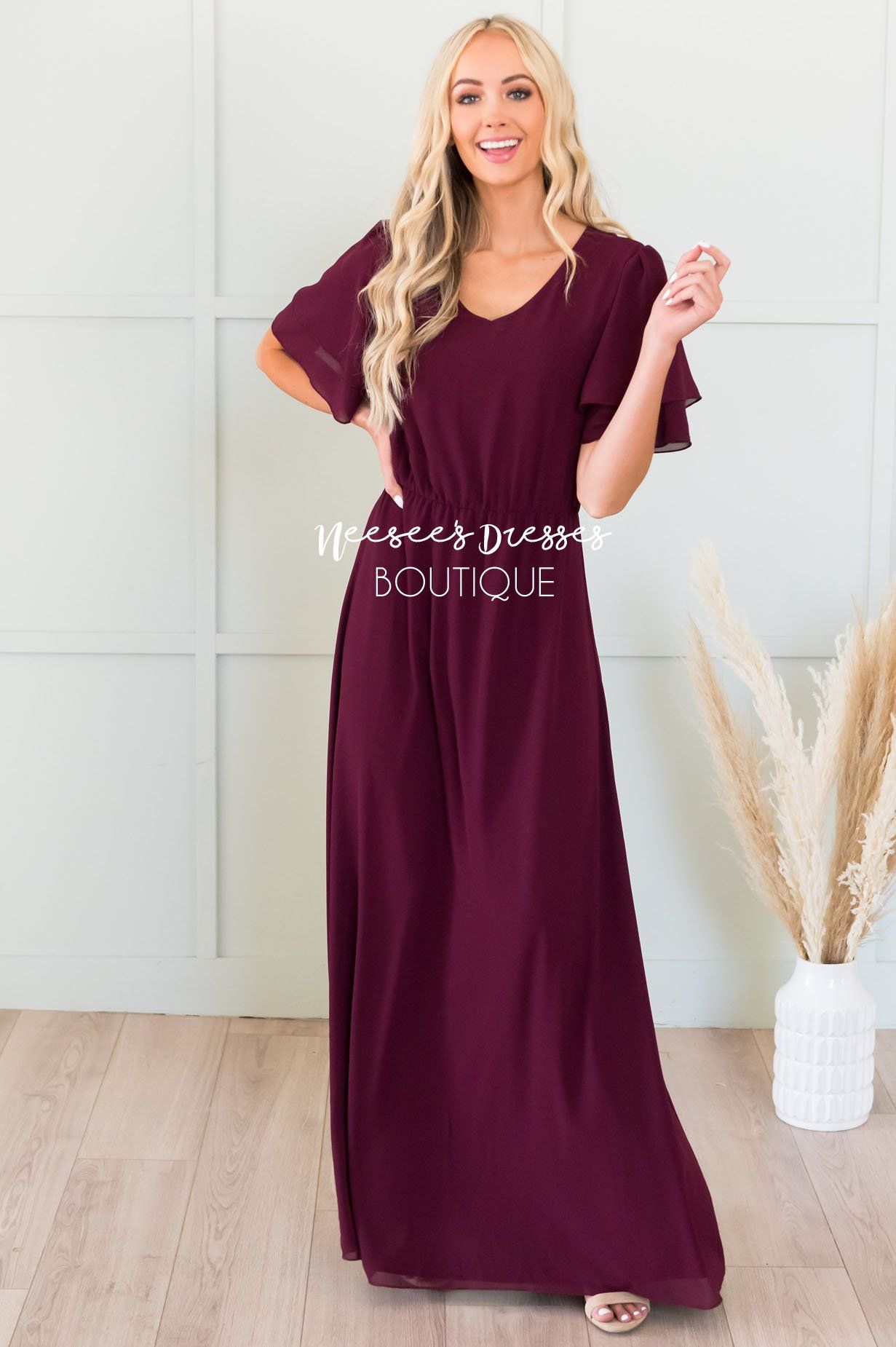 The Chloe Chiffon Maxi Dress