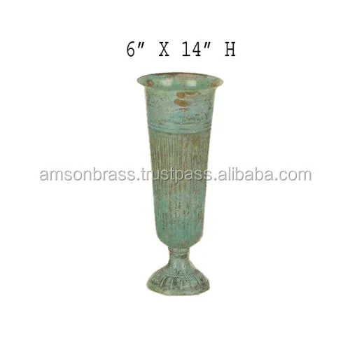 Metal Made Ornate Flower Vase For Decoration Flower Vases High Quality Bulk Supplies Multiple Design Living Room