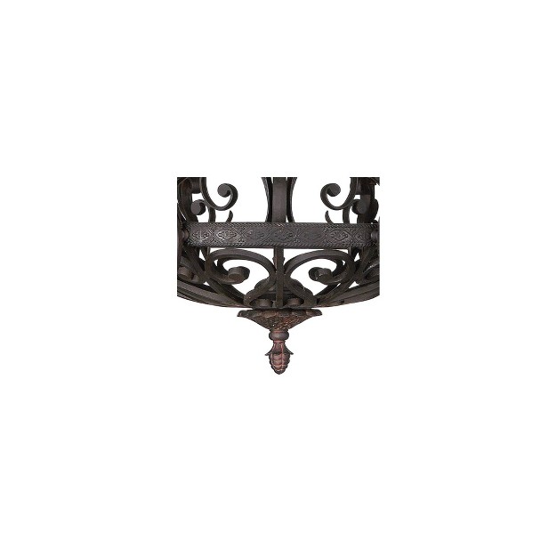 Wide Industrial 6 light Fixture For Dining Room House Foyer Kitchen Entryway