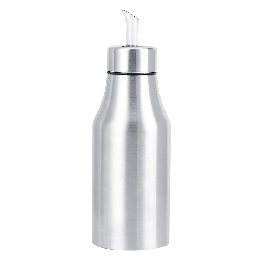 304 Stainless Steel Dust??Proof Leakproof Oil Vinegar Bottle Dispenser Pot Kitchen Tools(S Size 500ml )