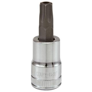 Husky 38 in. Drive Bit T45 Tamper-Proof Torx Socket H3DTPTBST45