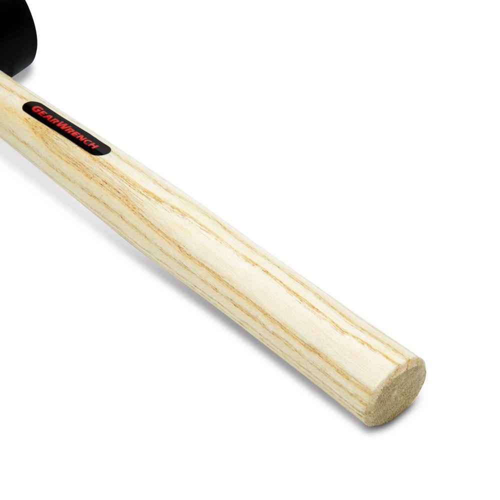 GEARWRENCH 16 oz. Hickory Handle Rubber Mallet with 10 in. Handle 82259