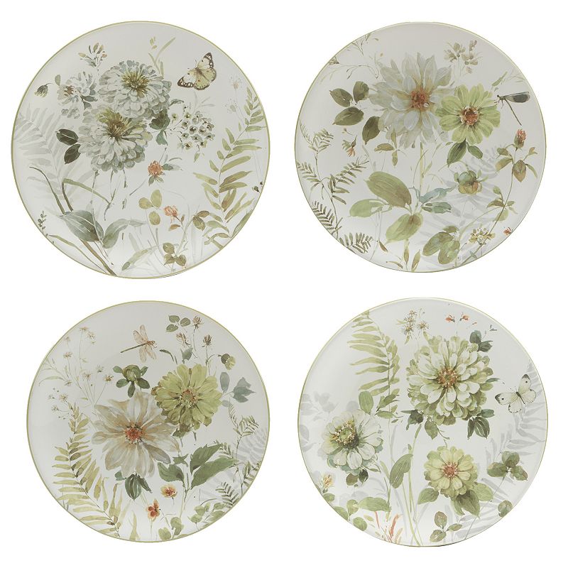 Certified International Green Fields 4-pc. Salad Plate Set