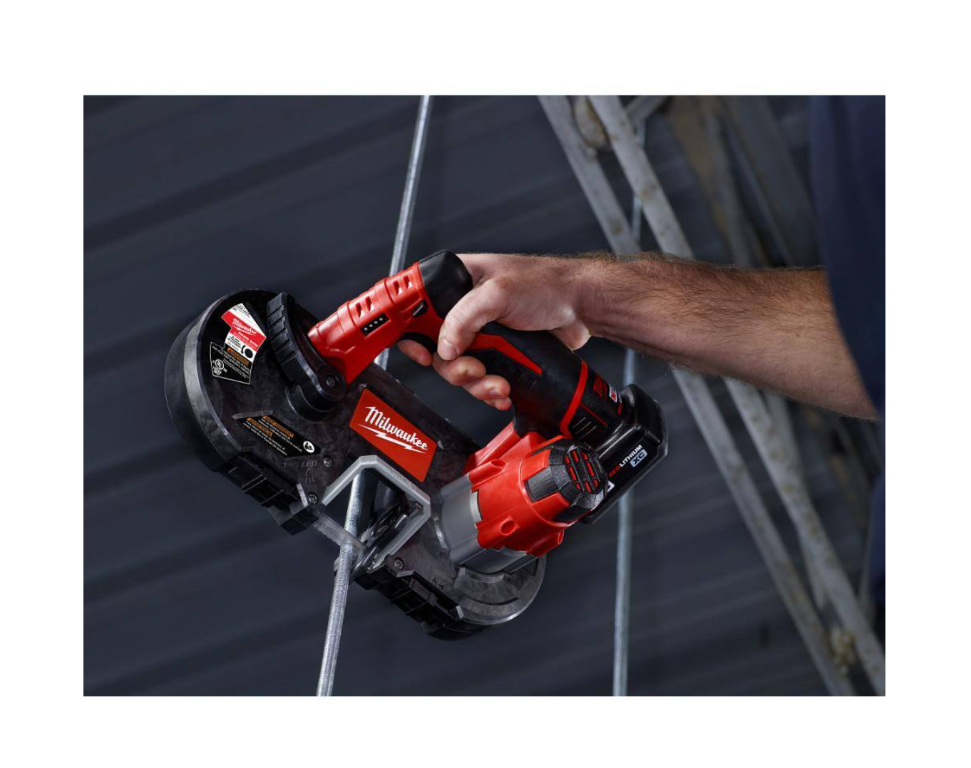 Milwaukee 2429-21XC-2420-20 M12 12-Volt Lithium-Ion Cordless Sub-Compact Band Saw XC Kit W/ M12 Hackzall