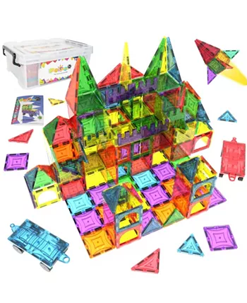 Mag-Genius 108 Piece Magnetic Building Blocks With Two Bonus Pieces