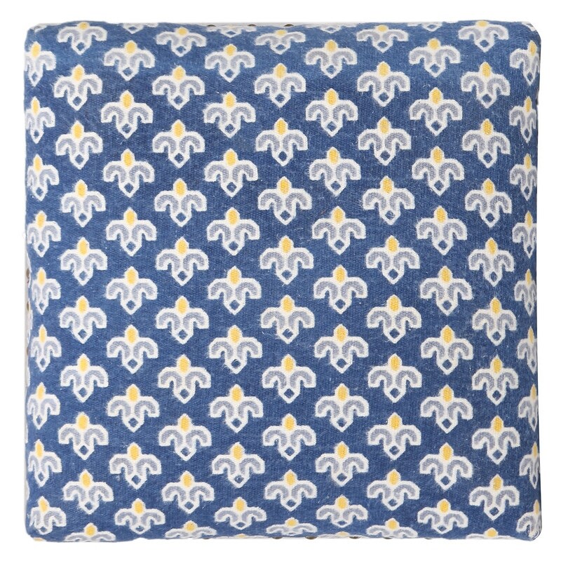HERAT ORIENTAL Handmade Cotton Upholstered Footstool