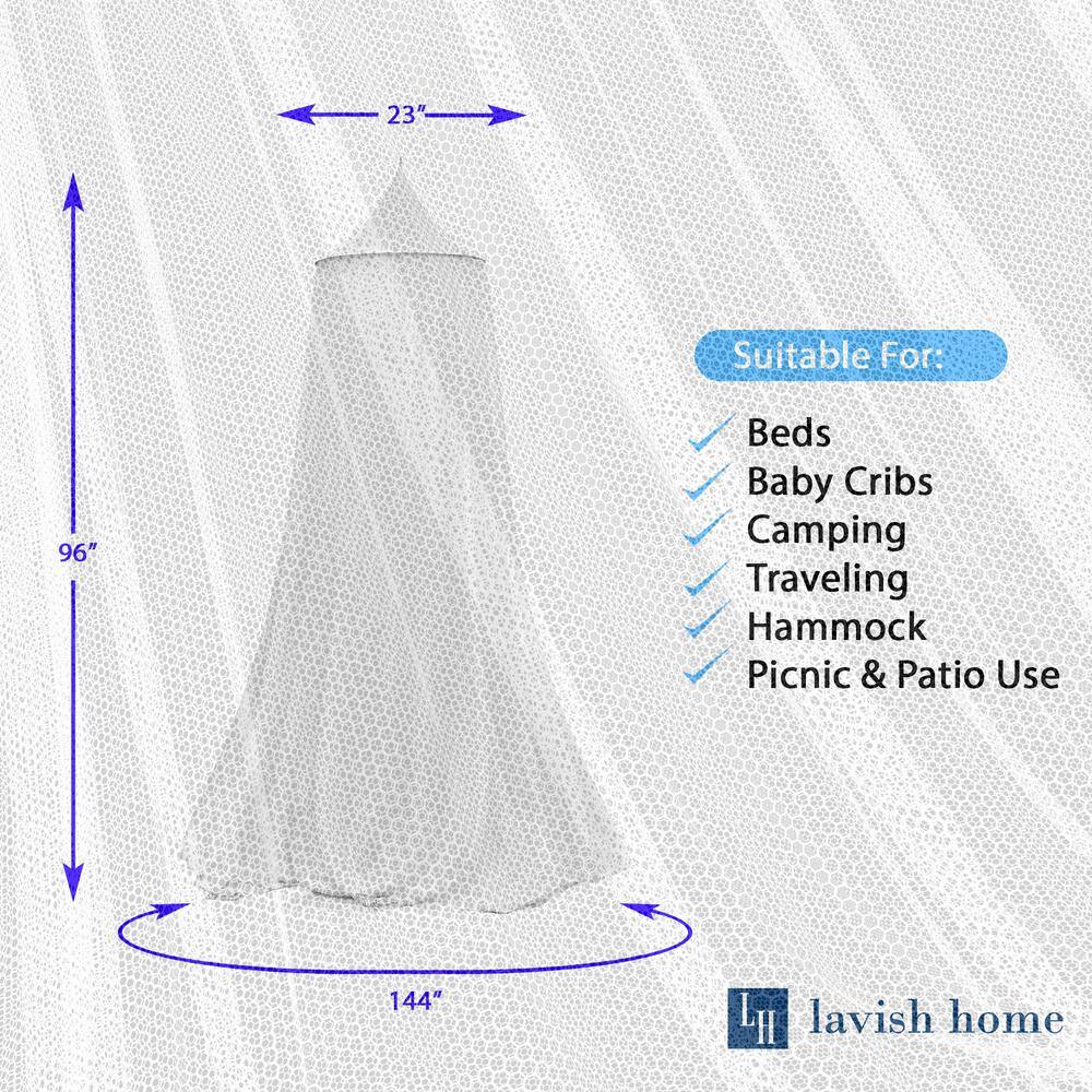 As Seen on TV 144 in. x 96 in. Jumbo Mosquito Net 75-31215