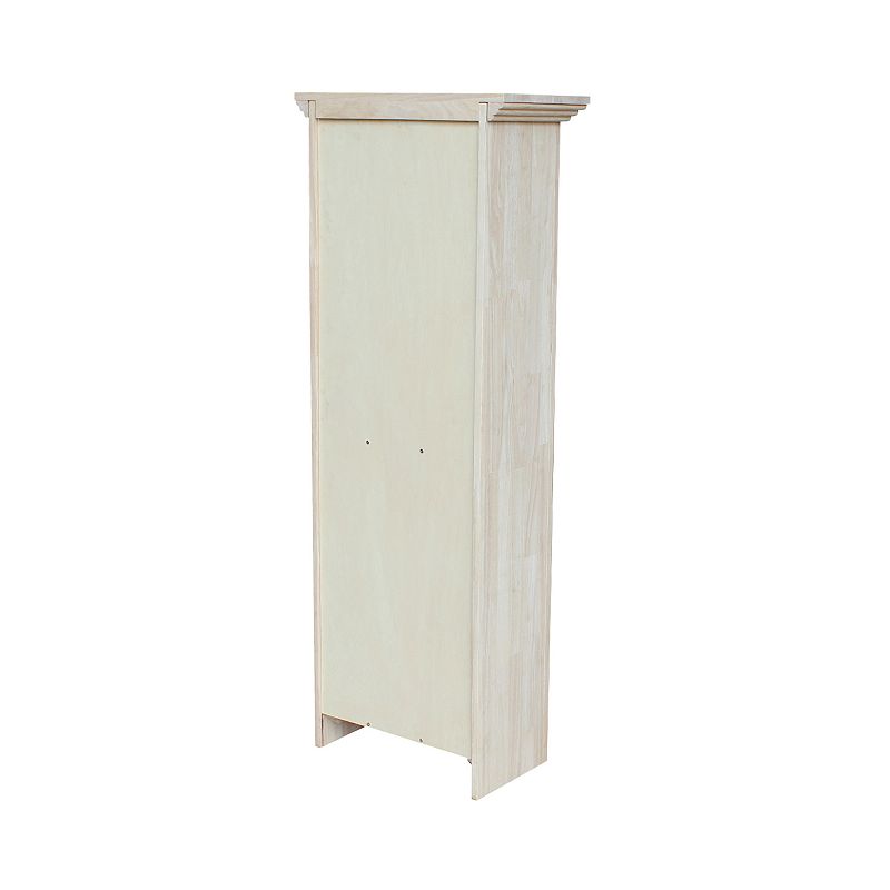 International Concepts Unfinished 6-Shelf Storage Cabinet