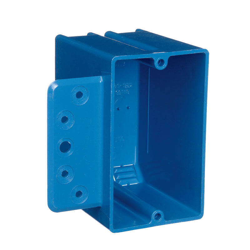 BOX 1GANGW/BRACKET PVC18