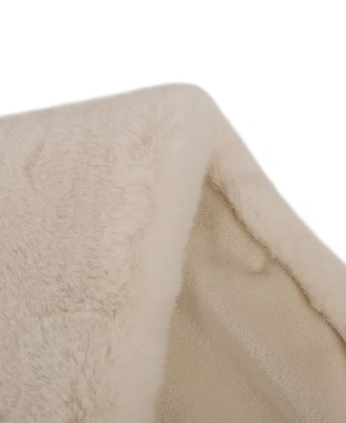 Glitzhome Faux Fur Throw， 50