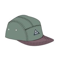 Fixie Recycled 5 Panel Cap - Pistachio