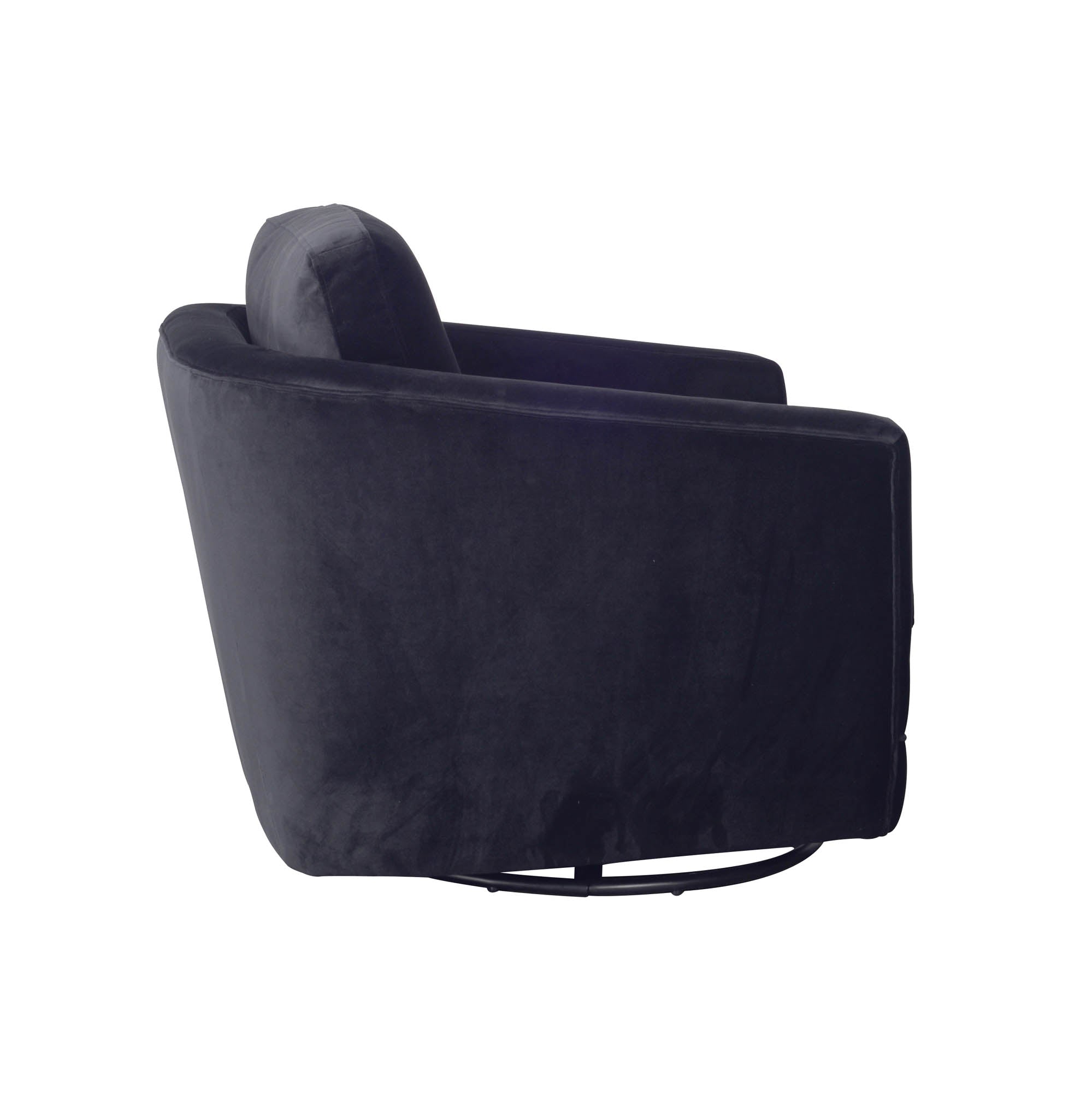 Baltimo Swivel Glider - Velvet Black