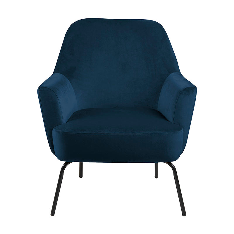 MONROE Lounge Chair - Navy Blue