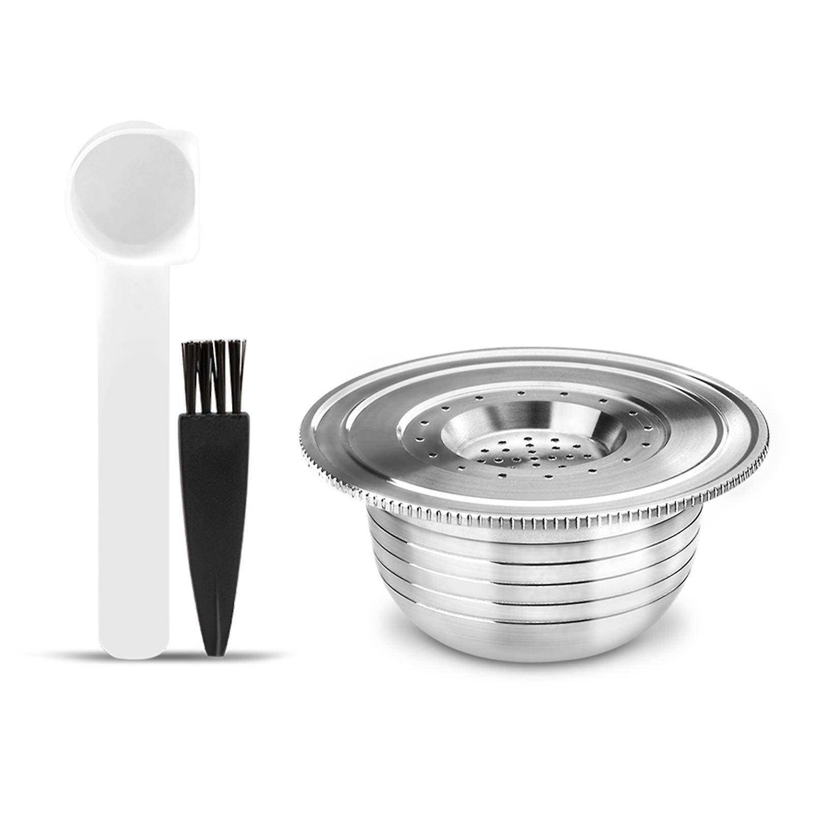 1pcs Coffee Capsule，1pcs Brush，1pcs Spoon