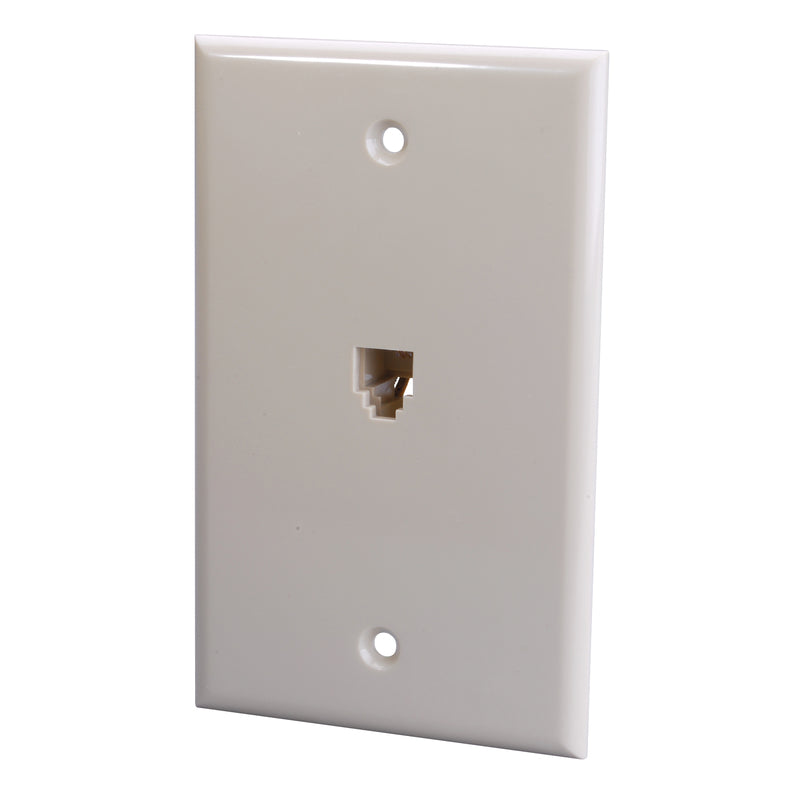 WALLPLATE PHONE IVORY