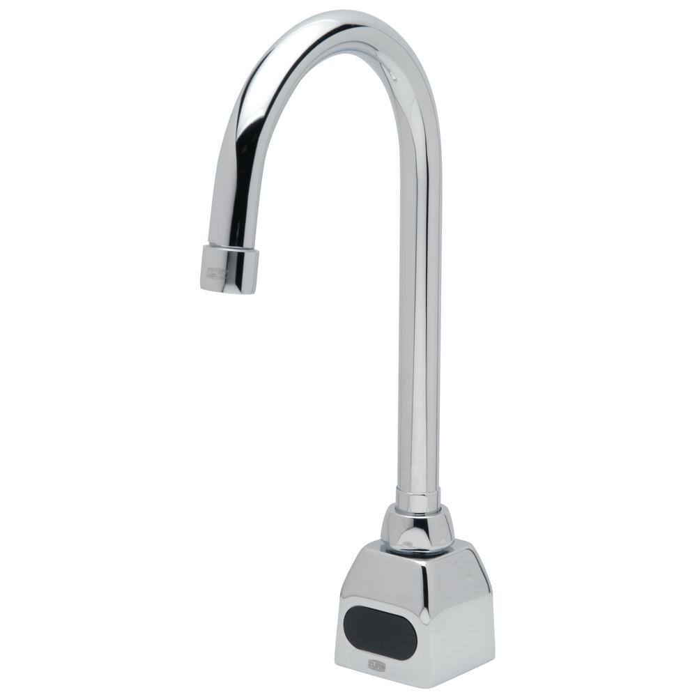 Zurn AquaSense Battery Powered Touchless Single Hole Bathroom Faucet with 0.5 GPM and 8 in. Gooseneck Spout in Chrome Z6920-XL-GC