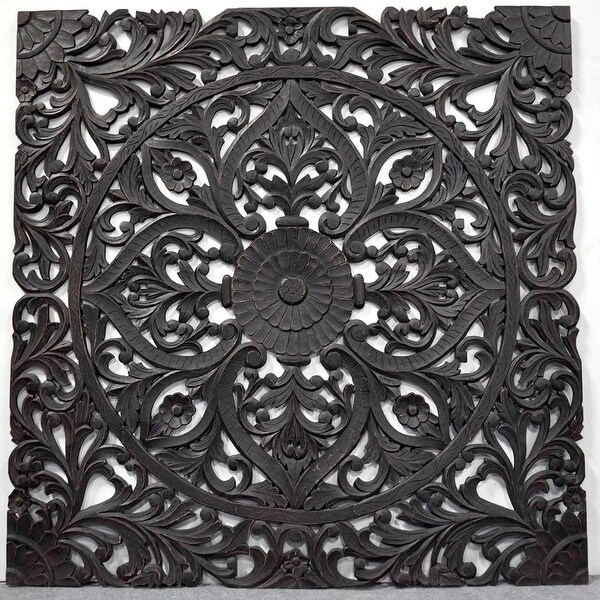 Hand Carved Wall Panel/Bedhead - - 35101815