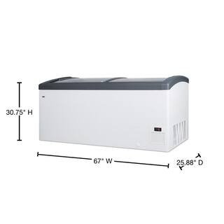 Summit Appliance 17.1 cu. ft. Manual Defrost Commercial Chest Freezer in White FOCUS171W