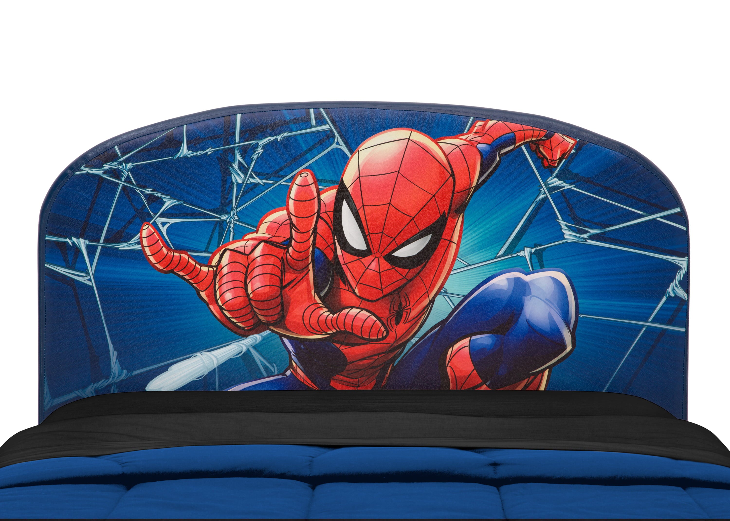 Delta Children Marvel Spider-Man Upholstered Bed, Twin