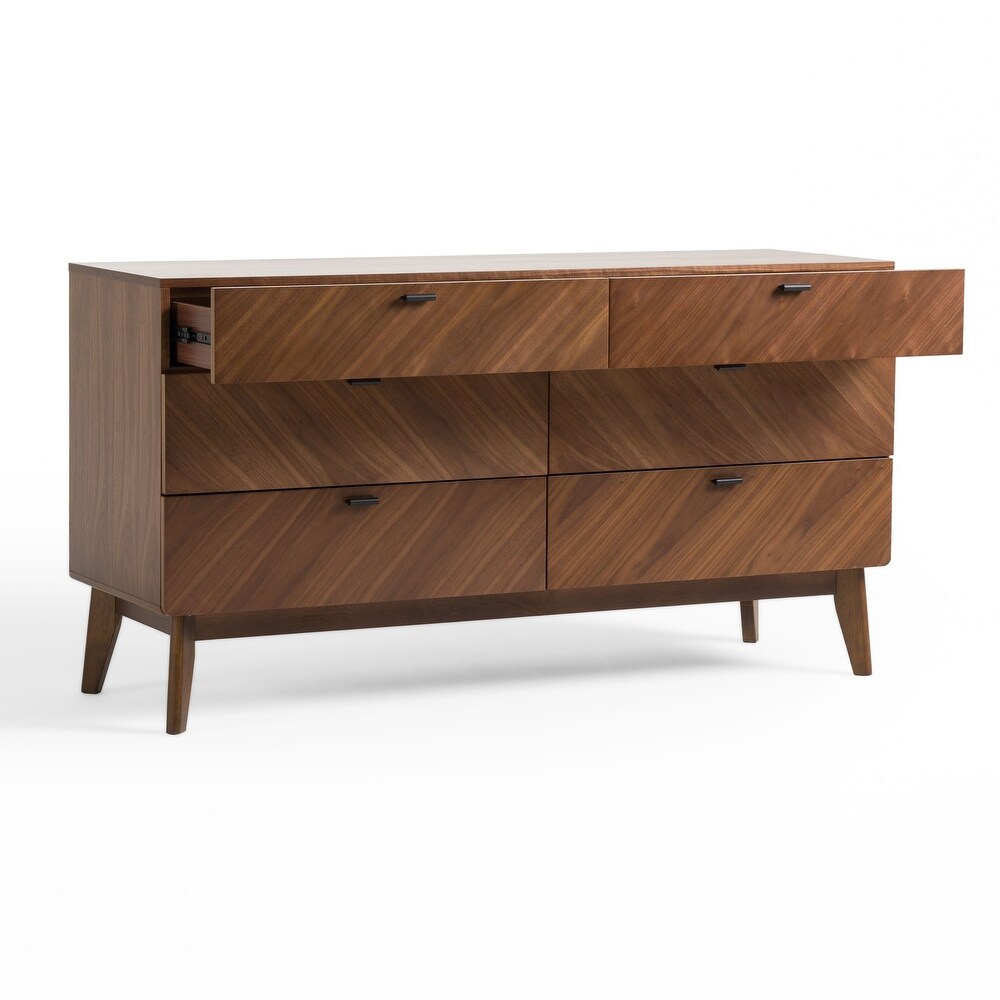 Nova Domus Kamela Modern Walnut Dresser