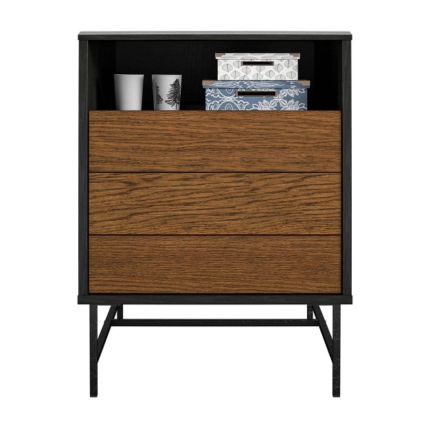 Tyner End Table Black Oak Room amp Joy