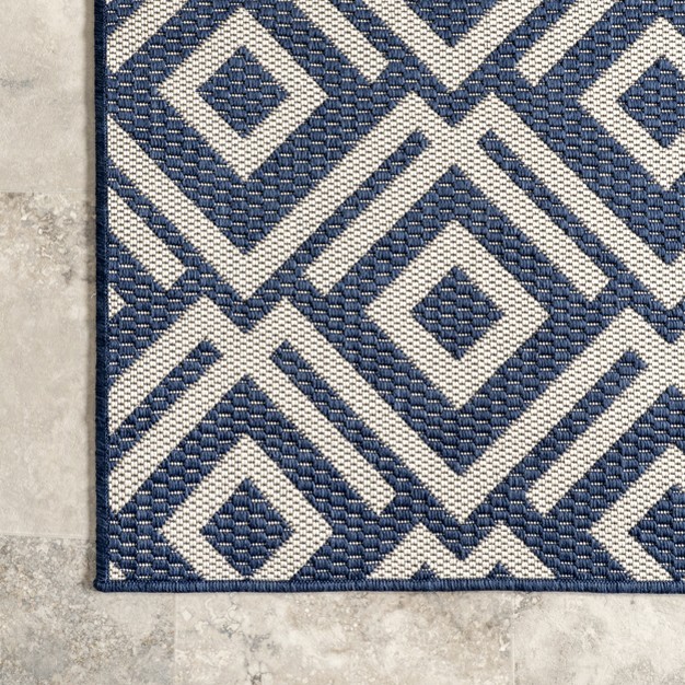 Nuloom Jayne Geometric Diamond Indoor outdoor Area Rug