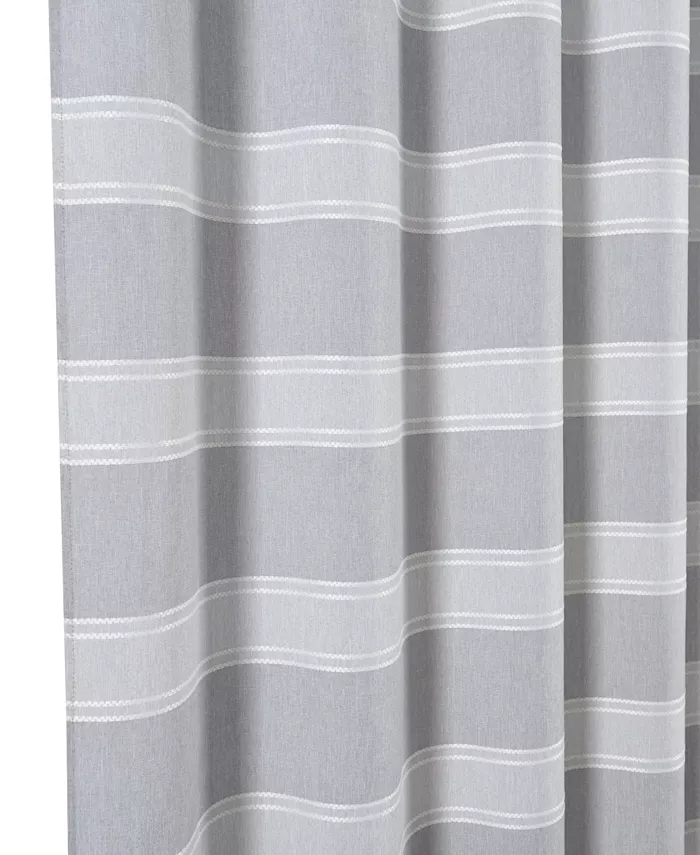 Dainty Home Madison Striped 70 x 72 Shower Curtain