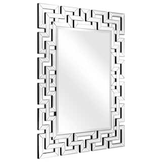 Empire Art Direct Medium Rectangle Clear Beveled Glass Modern Mirror (31 in. H x 40 in. W) MOM-16060MM-3140