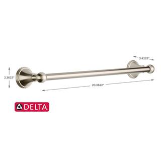 Delta Crestfield 18 in. Towel Bar in Brushed Nickel 138029