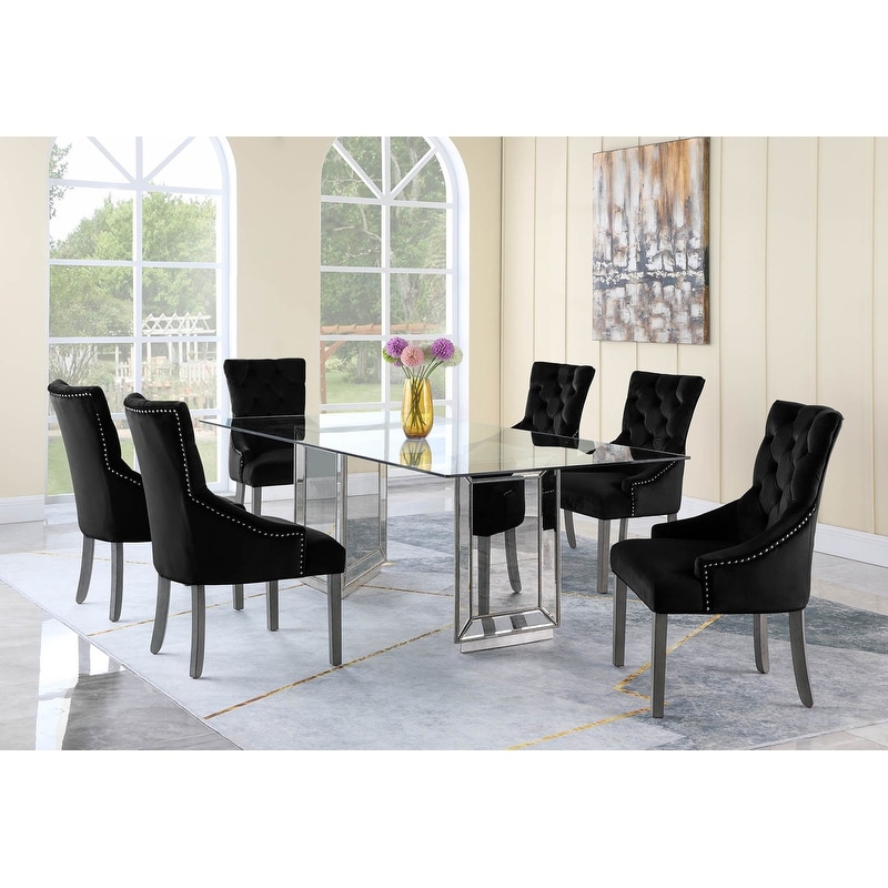 Best Master Furniture 7 Pieces Dining Set   72 Inch