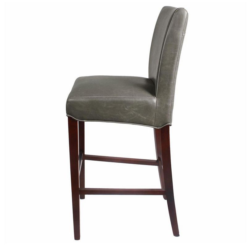 New Pacific Direct Milton Bonded Leather Bar Stool