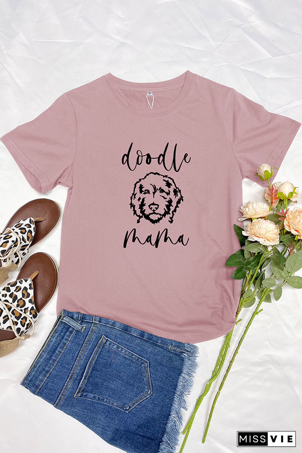 Doodle Mama Short Sleeve Graphic Tee Wholesale