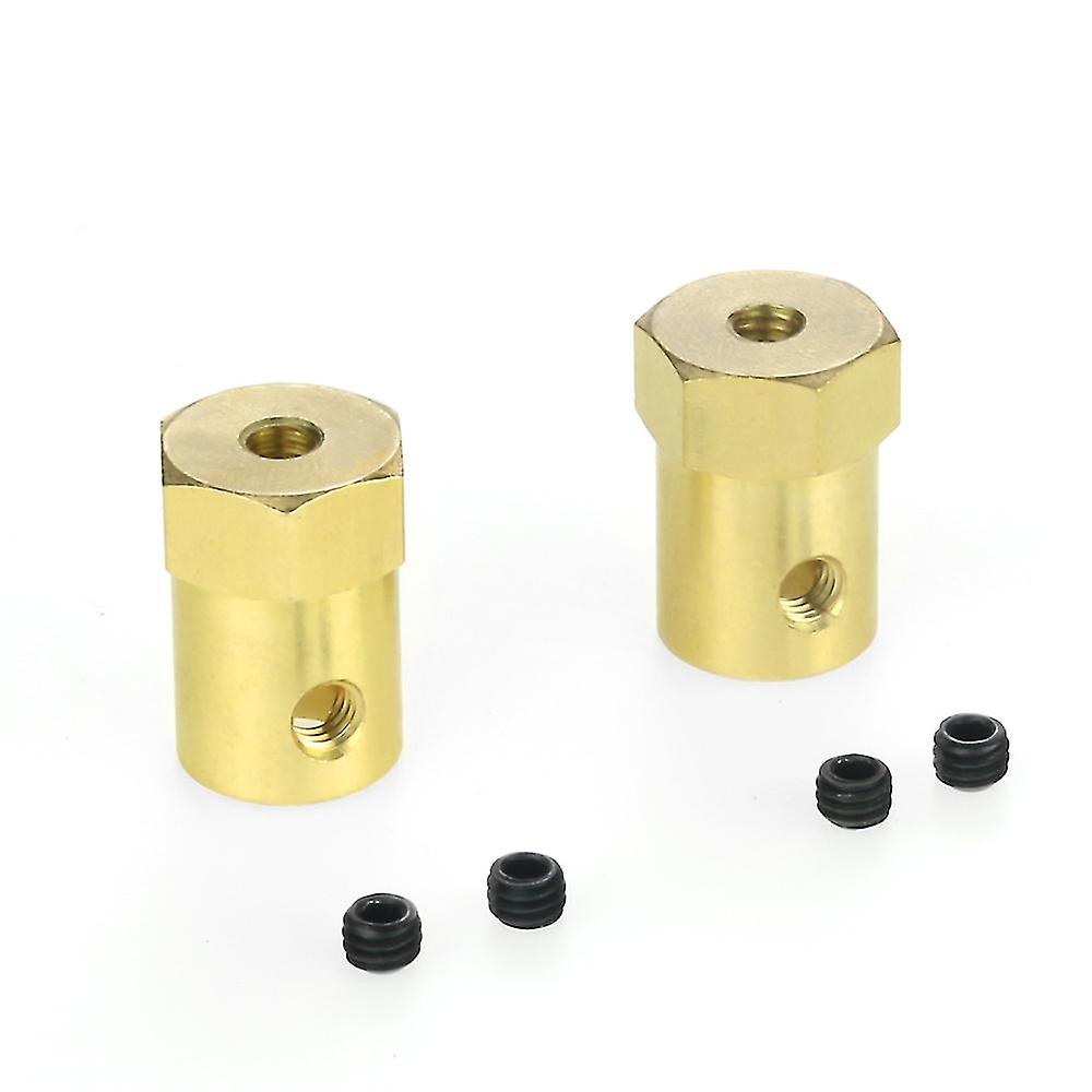 4pcs 5mm To 12mm Brass Combiner Wheel Hub Hex Adapter For B14 B16 C14 C24 Mn D90 D91 Mn99s Rc Car U