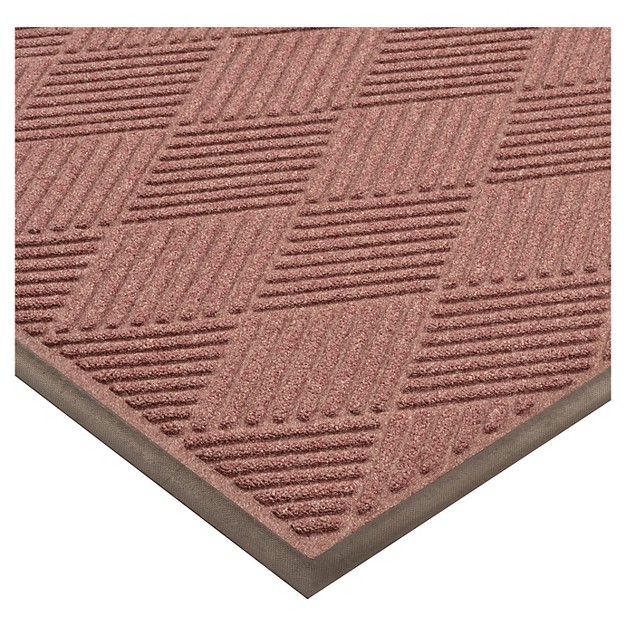 Burgundy Solid Doormat 3 x27 x4 x27 Hometrax