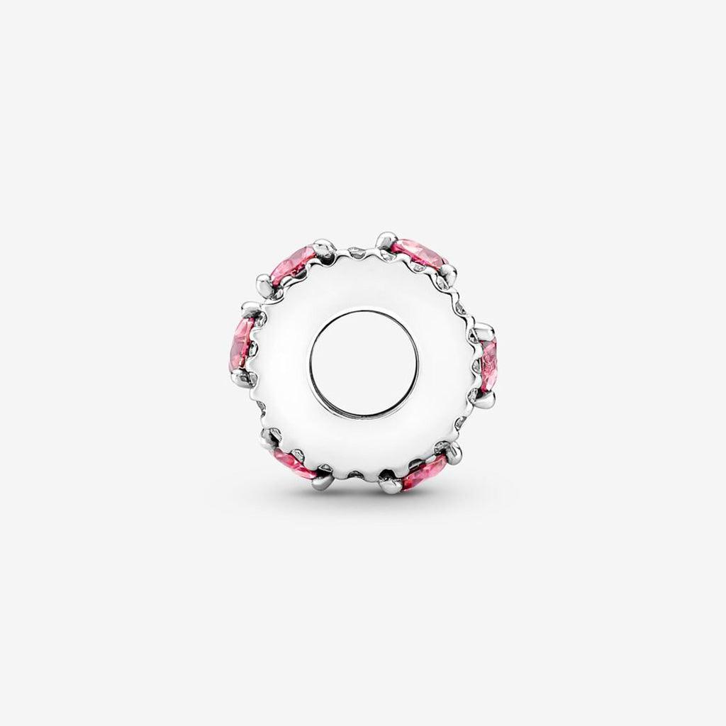 PANDORA  Sparkling Triple Halo Hearts Charm