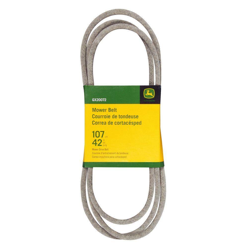 John Deere 42 in. Deck Drive Belt for Select John Deere Mowers GX20072