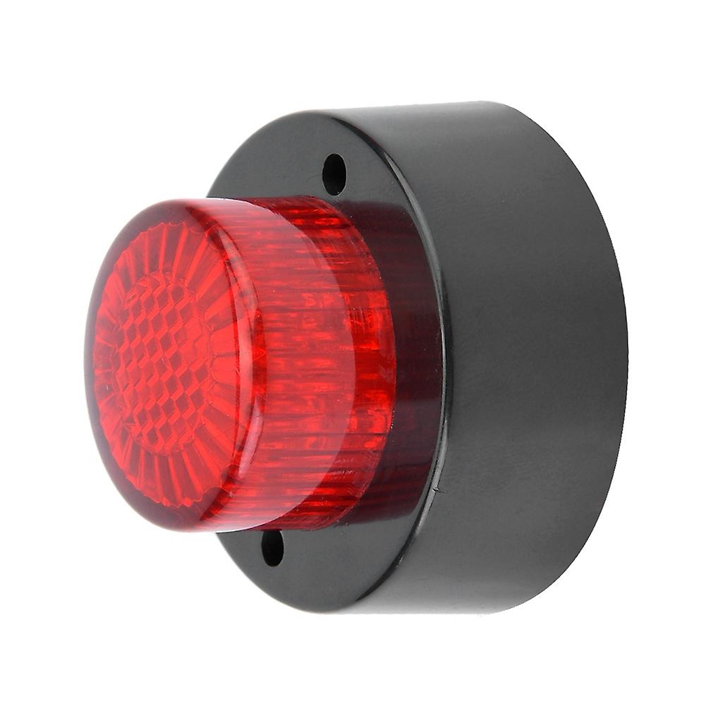 24v Mini Round Side Marker Light Signal Indicator Clearance Lamp For Trailer Truck(red)