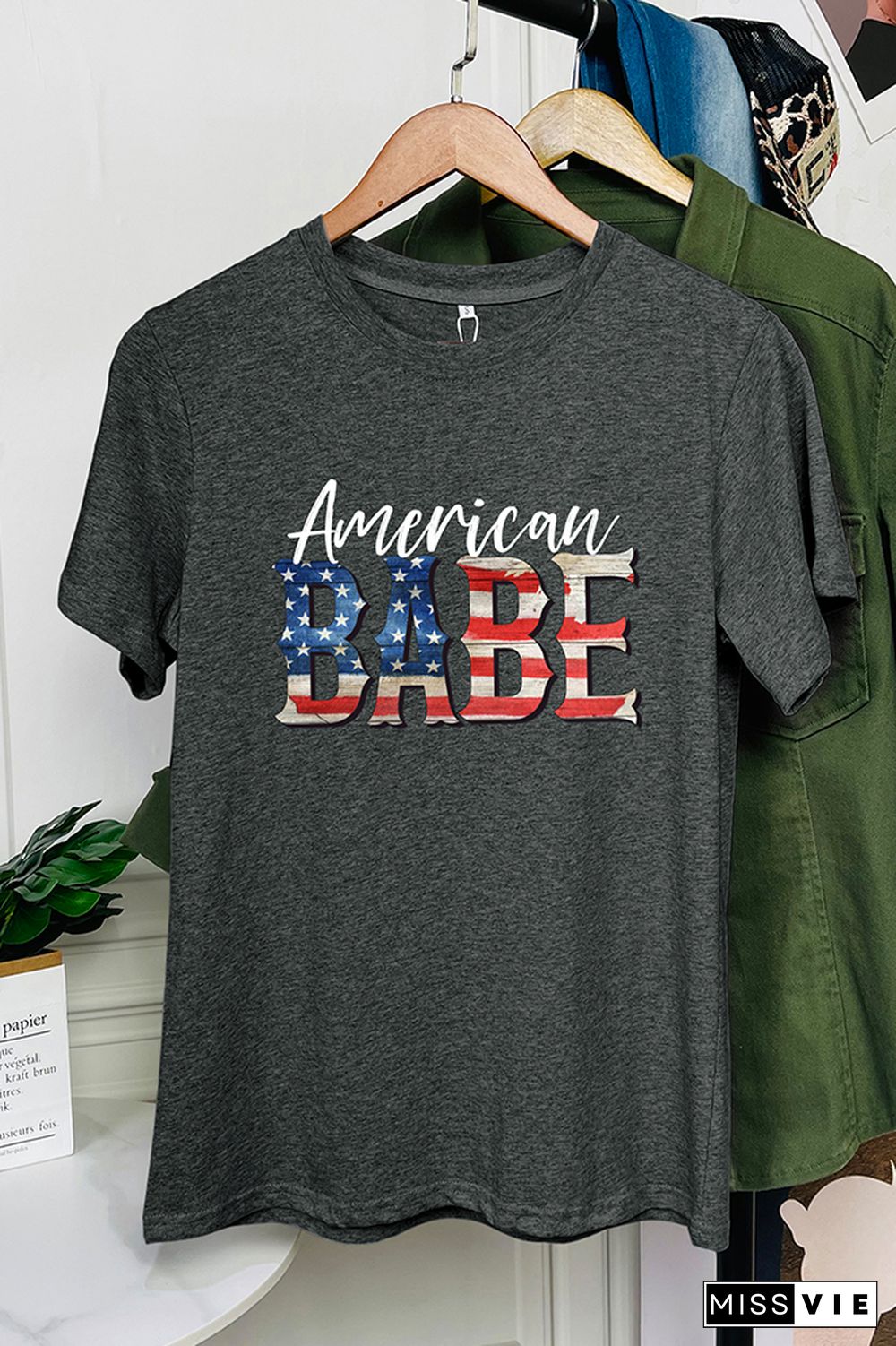 American Babe Graphic Tee Wholesale