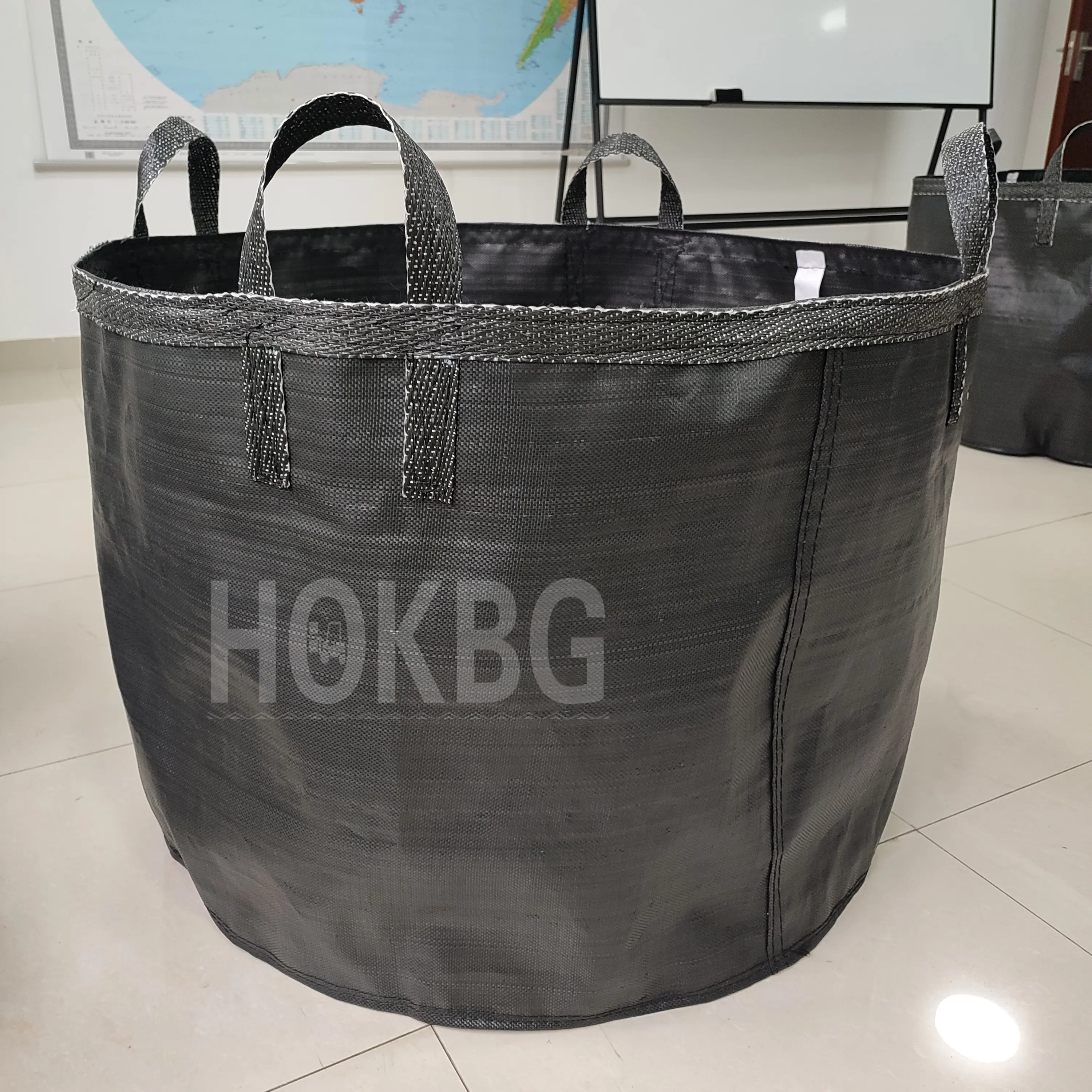 HOKBG 400 Litre Anti UV Heavy Duty PP Fabric Pots Breathable Flower Planting Bag and Fruit Olive Art Shape Tree Nursery Grow Bag