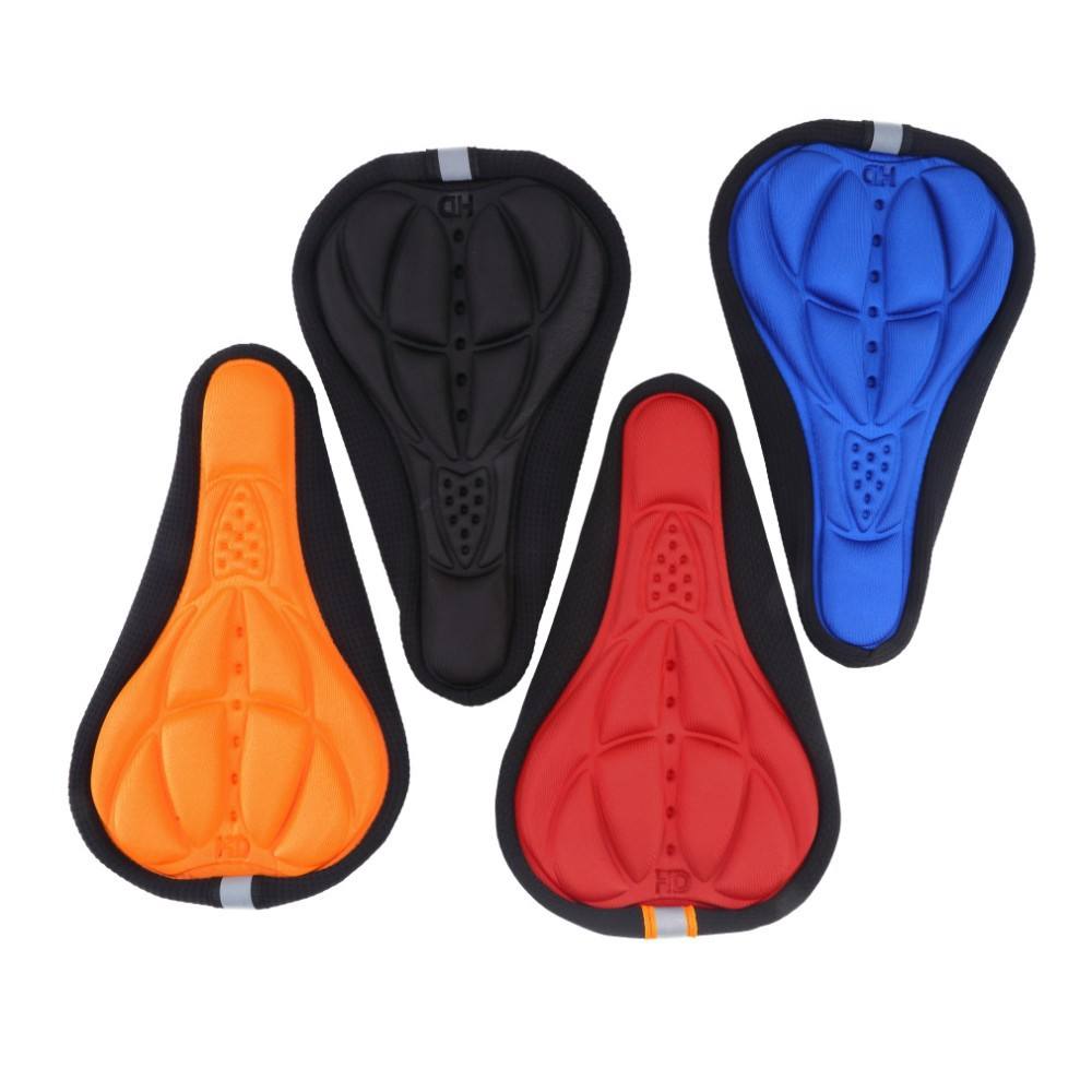 Universal Silicone Gel Pad Soft Thick Bike Bicycle Saddle Cover Cycling Seat Cushion Sitting Protecter Bike Saddle Cover