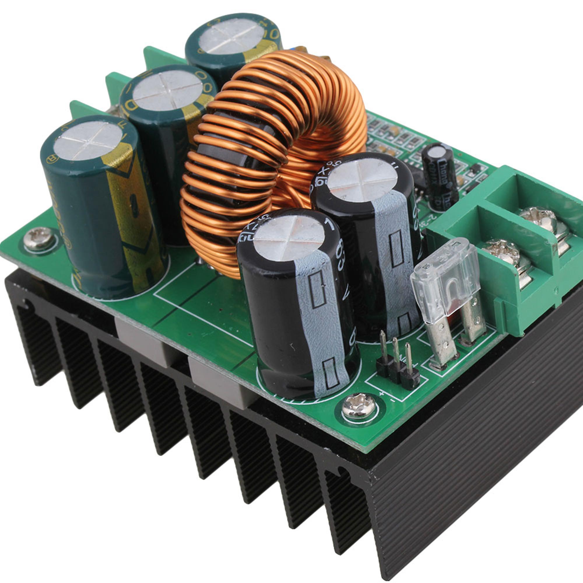 DC12V-60V to12-80V Plastic and Metal Step-Up Converter Module 1200W Multicolor