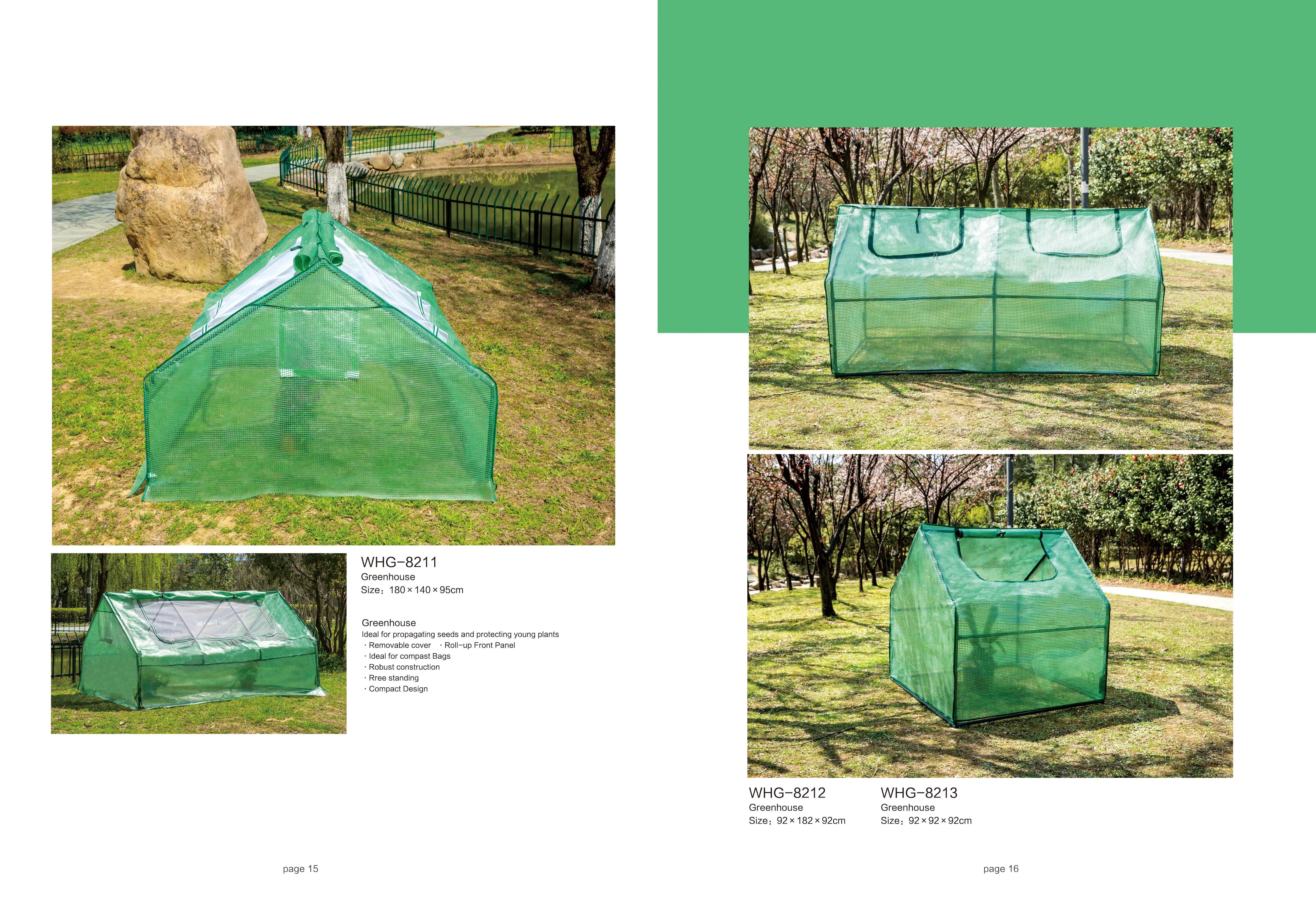 Top green greenhouse supplies greenhouse structure galvanized steel Plastic greenhouse for outdoors