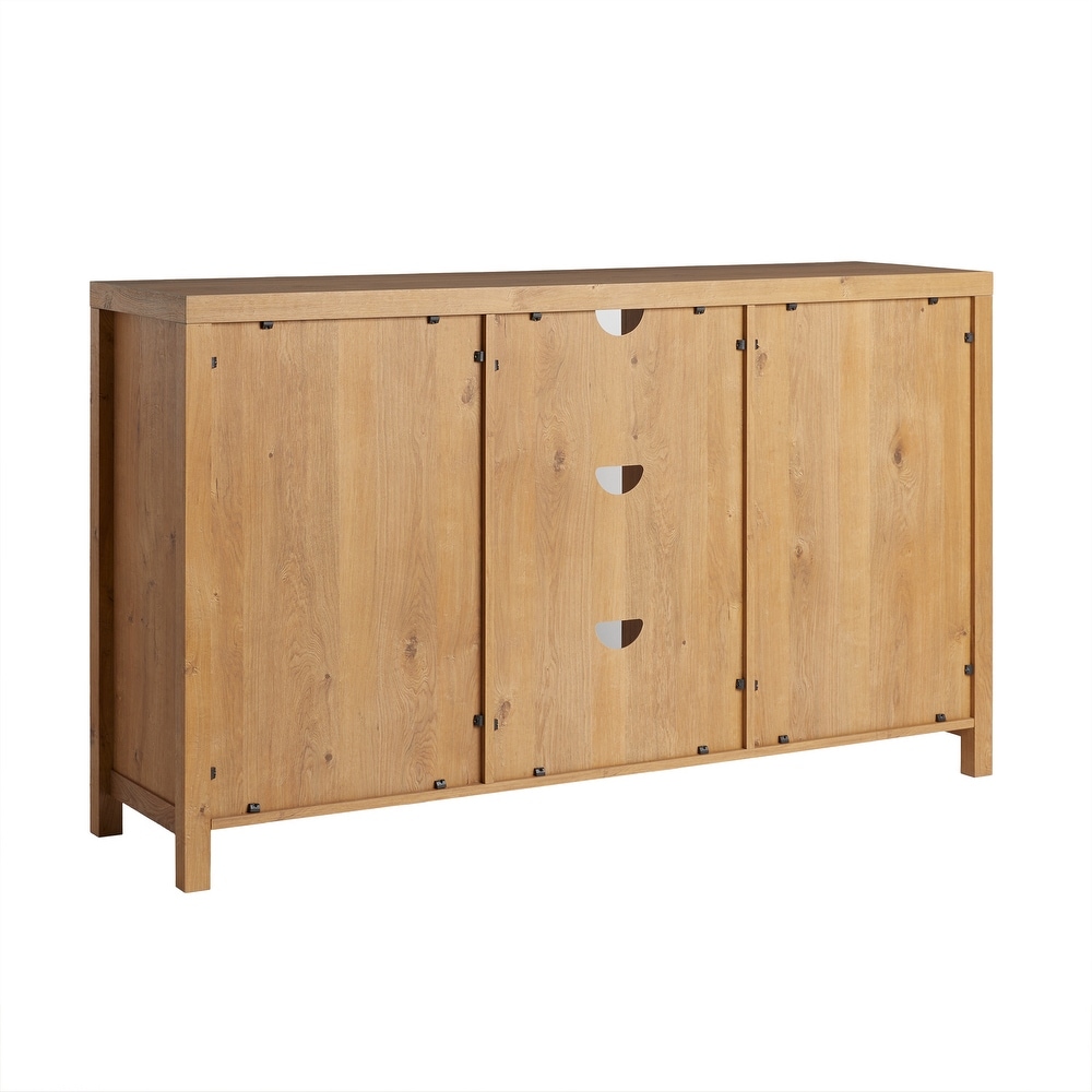 Middlebrook Designs 2 Door 58 inch Sideboard with Arched Rattan Panels