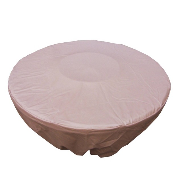 Round Polyester Fabric Cover For Dining Or Fire Pit Table Oakland Living