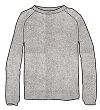 Cove Recycled Knitted Jumper - Grey Marl